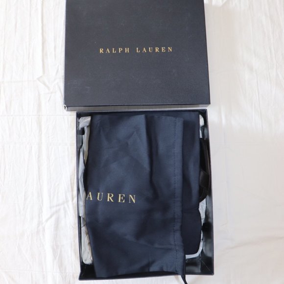 SOLD Ralph Lauren Purple Label Daylen Bow Satin Sandals Black size 37 - Picture 3 of 7